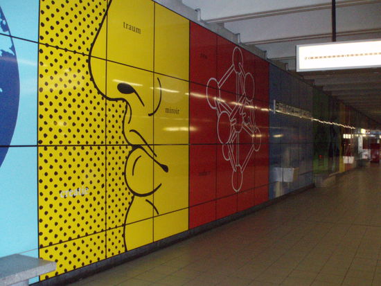 Metrostation (beim Atomium)