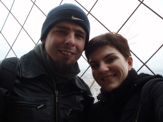 Wir am Eiffelturm