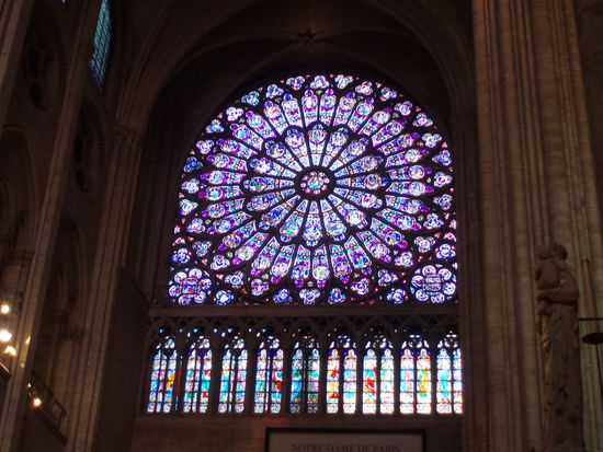 Nördliches Rosettenfenster