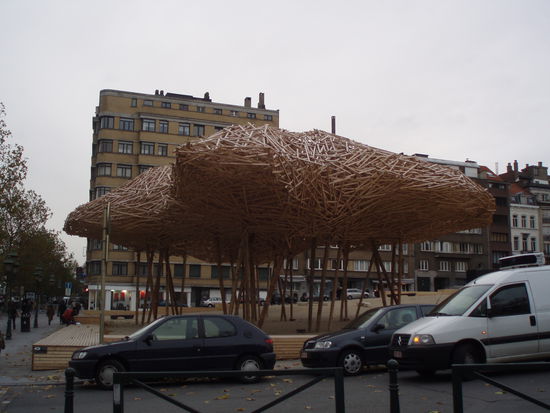 auf der Avenue Louise, eine Nobel-Einkaufsstraße in Brüssel