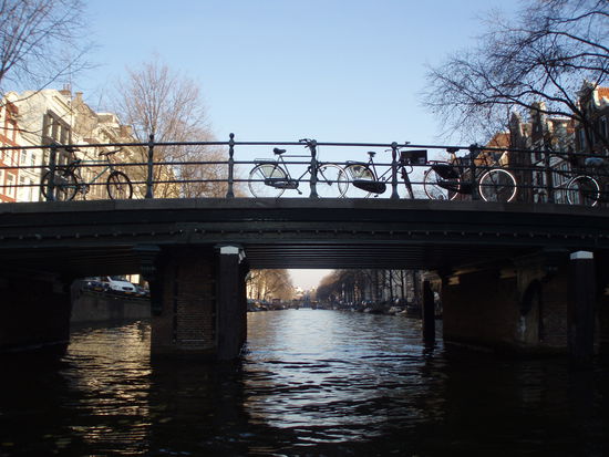 Typischer Anblick: Fahrräder!