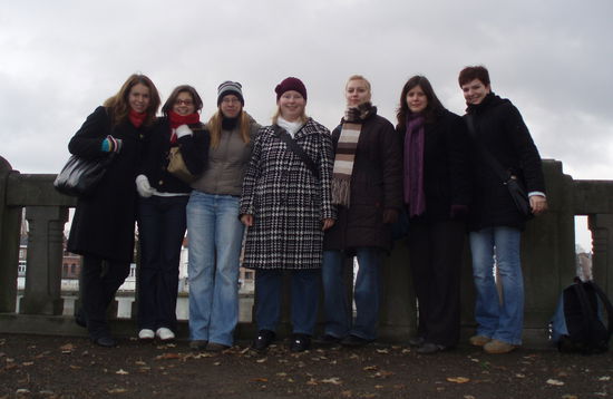 Wir in Namur (v.l.n.r. Kathrin, Orsi, Iris, Kathi, Renate, Christiane, Ulli)