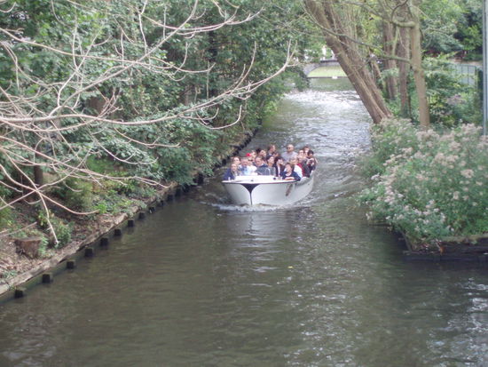 Mit so einem Boot sind wir später gefahren!