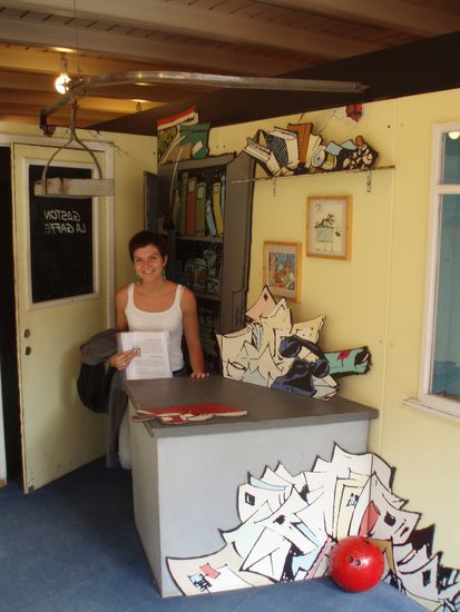 Es gab auch "lebensgroße" Comics zum mitspielen! *;o)