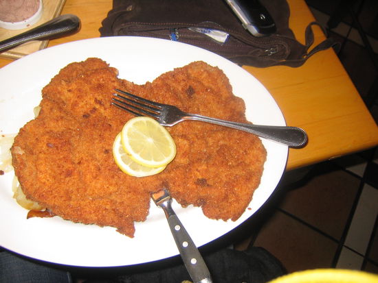 das größte Schnitzel der Welt ( Michi du bekommst Konkurrenz)