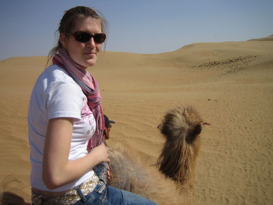 fanny auf ihrem kamel, ein komisches gefühl....