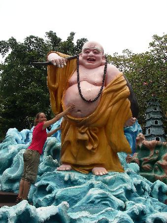 Lachender Buddha.