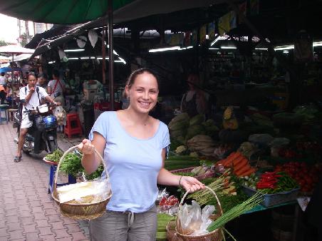 Nur die besten Zutaten...
Frisches Gemuese vom Markt