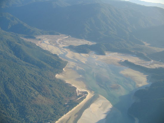 Awaroa Inlet bei Ebbe