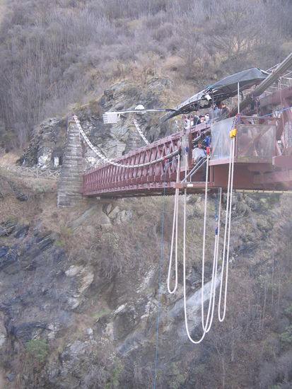 Bungy in Queenstown...ohne mich