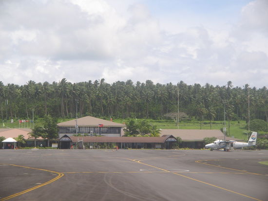 Der Internationale Flugplatz von Samoa...riesengroß,da ist London gar nix dagegen