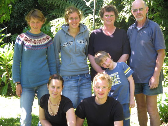 Die Crew
Hannah,Anna,Julie,Jim,Nathaniel,ich und Heiner