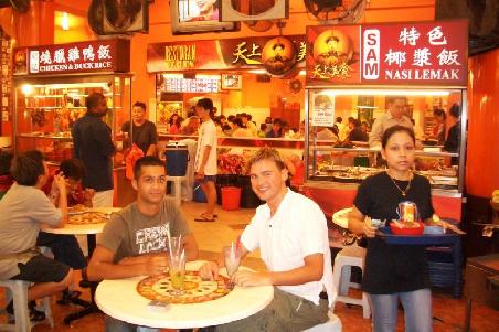 Typischer Food-Court in KL