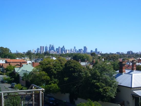 Das da hinten ist Melbourne City