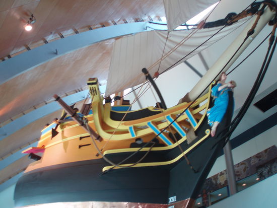 Ein riesiges Modell der Pandora