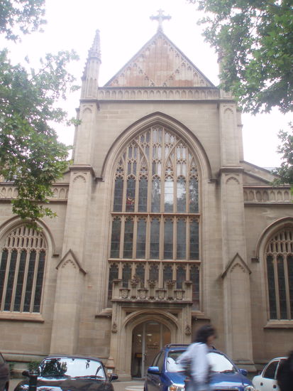 St. Andrew's Cathedral, die älteste Kathedrale Australiens (Baubeginn 1837)