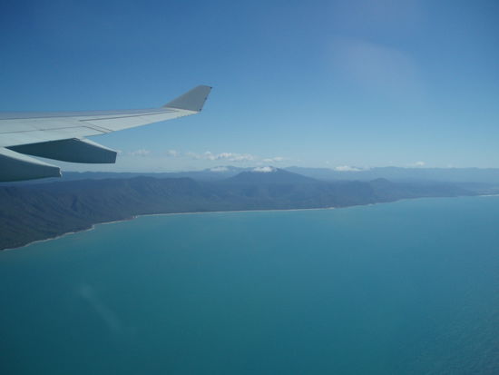 Endlich: Die Küste von Cairns!