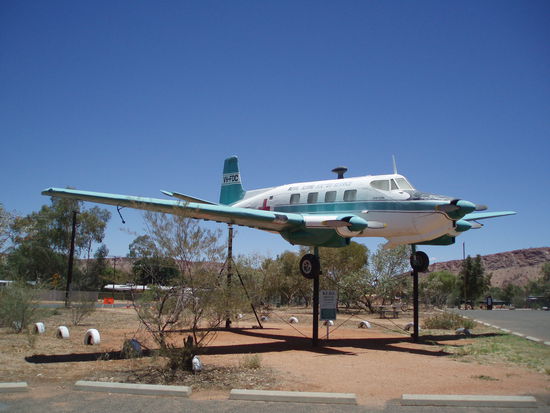 Ein Flugzeug der Flying Doctors im Flugzeugmuseum