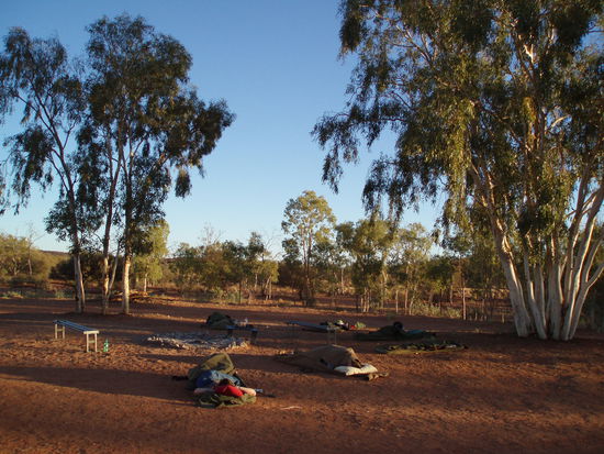 Unser Camp auf Oak Valley