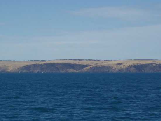Kangaroo Island vom Wasser aus gesehen