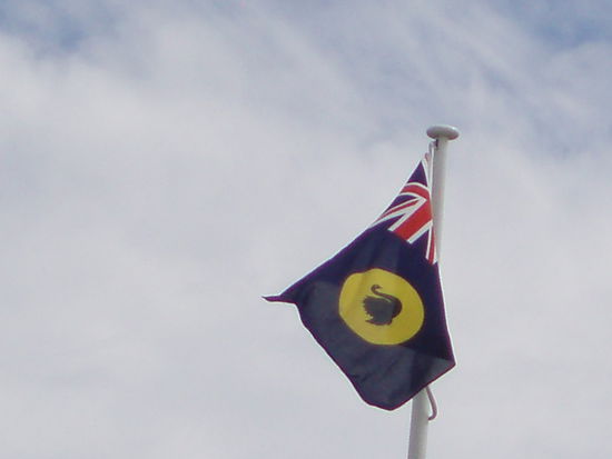 Die Flagge Westaustraliens