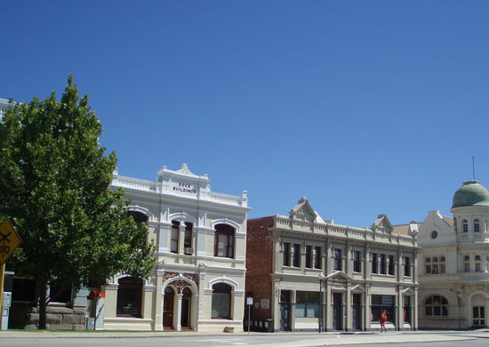 Hier findet man überall schöne Häuser aus der Zeit des Goldrauschs