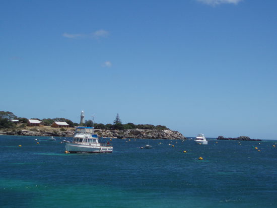 Auf der Fahrt mit der ersten Fähre