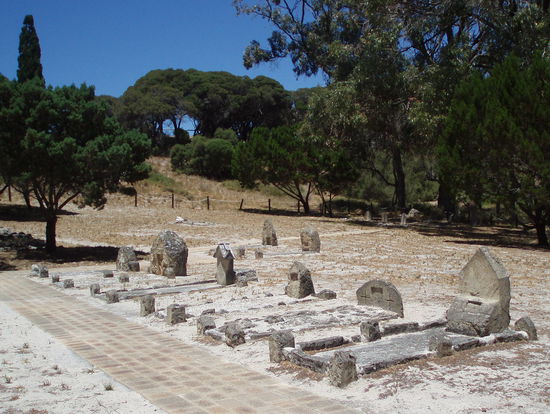 Der alte europäische Friedhof auf Rottnest Island