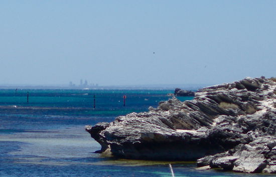 Von hier aus kann man die Skyline von Perth sehen!