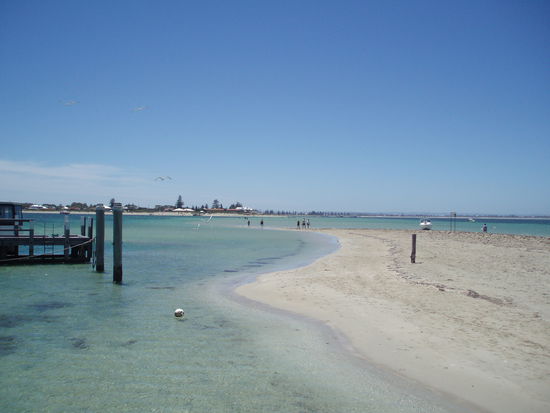 Am Anleger in Rockingham