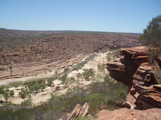 Der Murchison River fließt durch eine der großen Schluchten des NPs