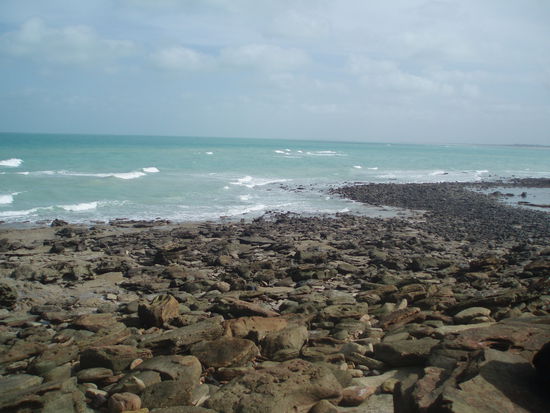 Da hinten müssen irgendwo die Dino-Spuren sein