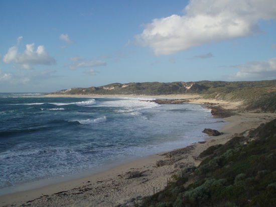 Prevelly Park, der Surfstrand in Margaret River mit den höchsten Wellen, die ich bisher gesehen habe