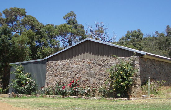 Castle Rock Winery, ein Weingut in der Nähe des Berges. Hier aßen wir zu Mittag.