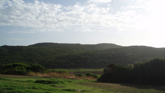 Ausblick von unserer Unterkunft