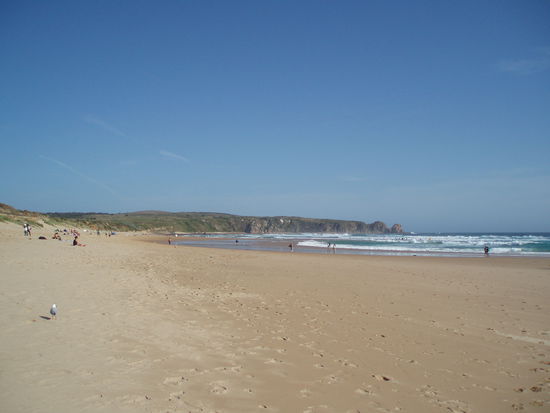 Lunch hatten wir am Strand in San Remo, auf dem Festland