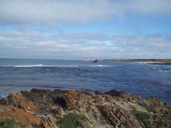 An der Nordküste: "Edge of the World" (Rand der Welt) in der Nähe von Arthur River.
