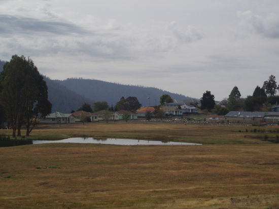 Blick auf das winzige Tarraleah