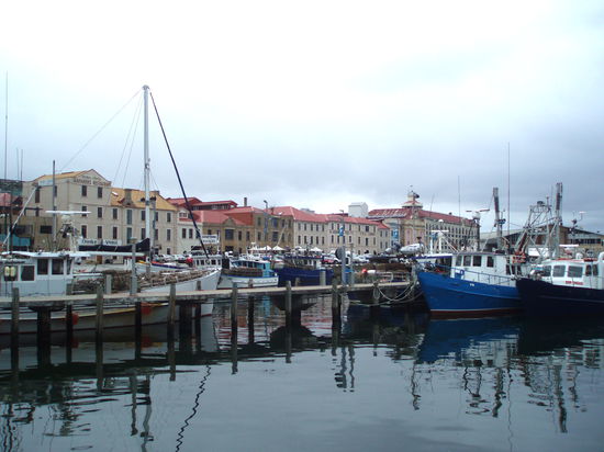 Am Hafen von Hobart