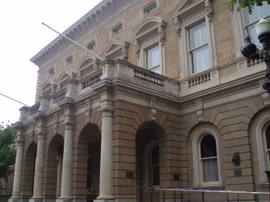 Das Rathaus von Hobart wurde 1864 gebaut