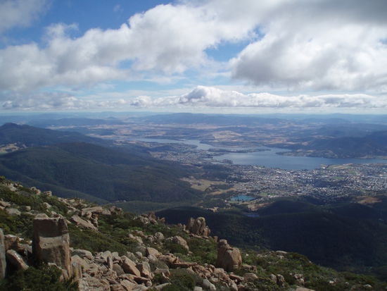 Ausblick vom Mt. Wellington