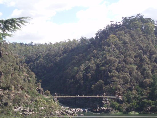Die Alexandra Bridge spannt sich direkt über die Schlucht