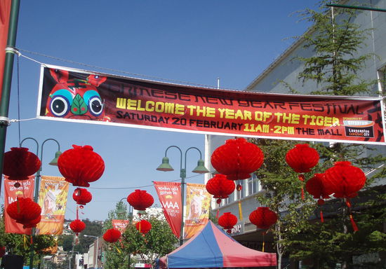 Es finden gerade die Festivitäten zum chinesischen Neujahr statt: Das Jahr des Tigers beginnt!