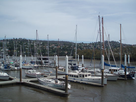 Der Hafen von Launceston ist winzig