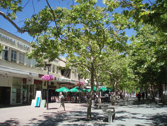 In der Innenstadt von Canberra