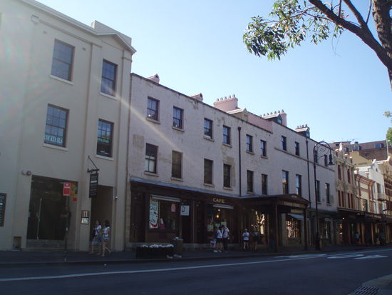 Im historischen Viertel The Rocks