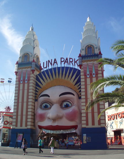 Hier befindet sich der altmodische, aber kultige Luna Park