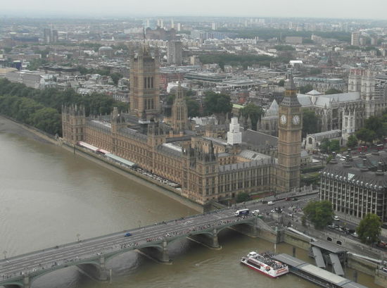 Westminster Bridge und Houses of Parliament
