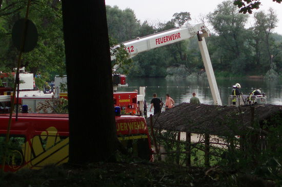 Die Feuerwehr ist angerückt...
