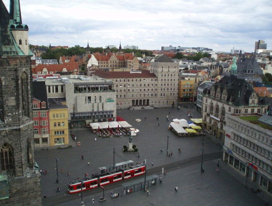 Blick auf den Marktplatz
